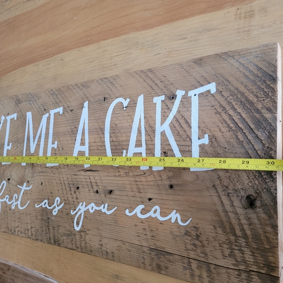 Hand Painted Sign On Barn Board - Picture 3 of 3